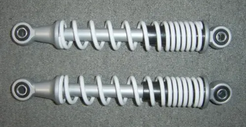 (01) Rear Shock Set Honda Minitrail Z50r 1987-1999 White 1