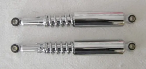 (01B) Rear Shock Set Honda Ct70 Chrome Hd 1