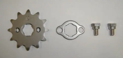 (09A, 10A, 12A) Front Drive Sprocket W/ Plate And Bolts Honda Z50 Ct70 Sl70 1