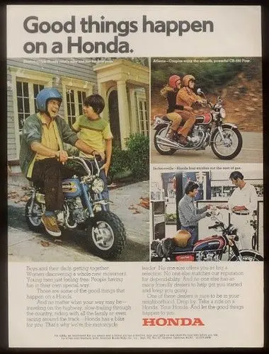 1970'S Honda Sales Advertisement 1