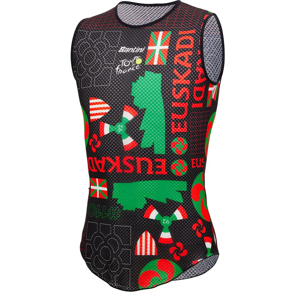 Santini Tdf Gd Pais Vasco Baselayer - Print 1