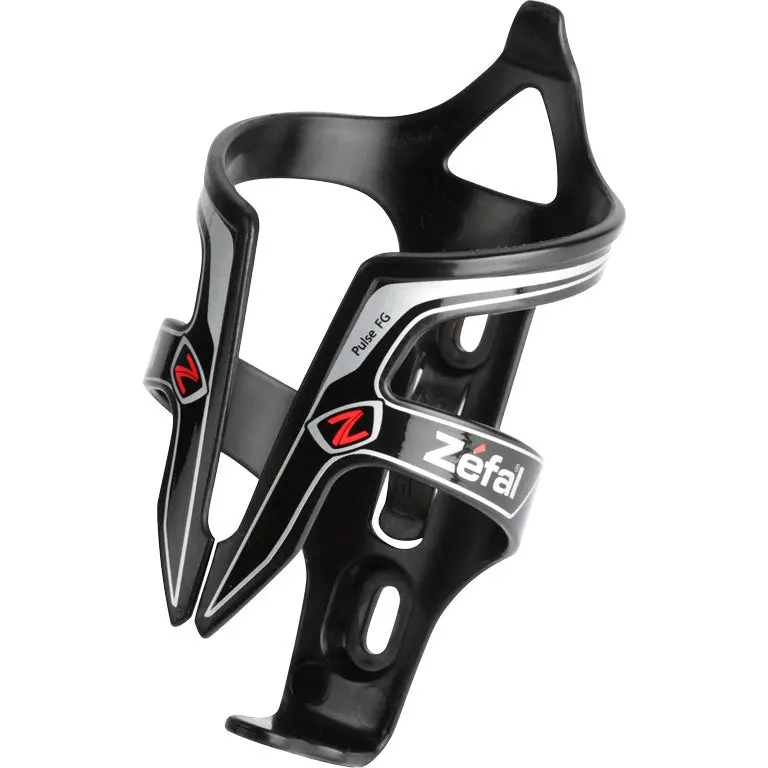 Zefal Pulse Fiber Glass Bottle Cage-Black/Silver 1