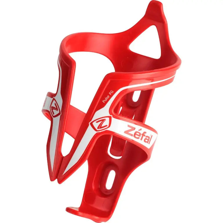 Zefal Pulse Fiber Glass Bottle Cage-Red/White 1