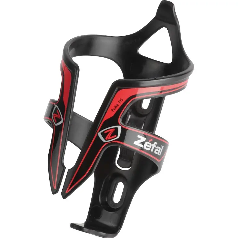 Zefal Pulse Fiber Glass Bottle Cage-Black/Red 1