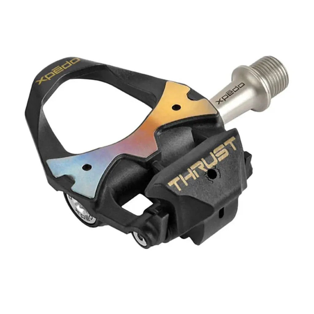 Xpedo Thrust Sl Road Pedal - Black/Gold 1
