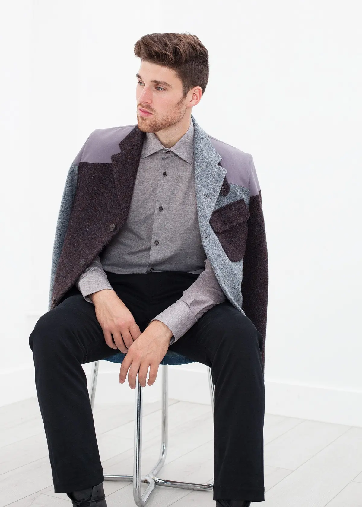 Crazy Mallory Jacket In Blue Mix 1