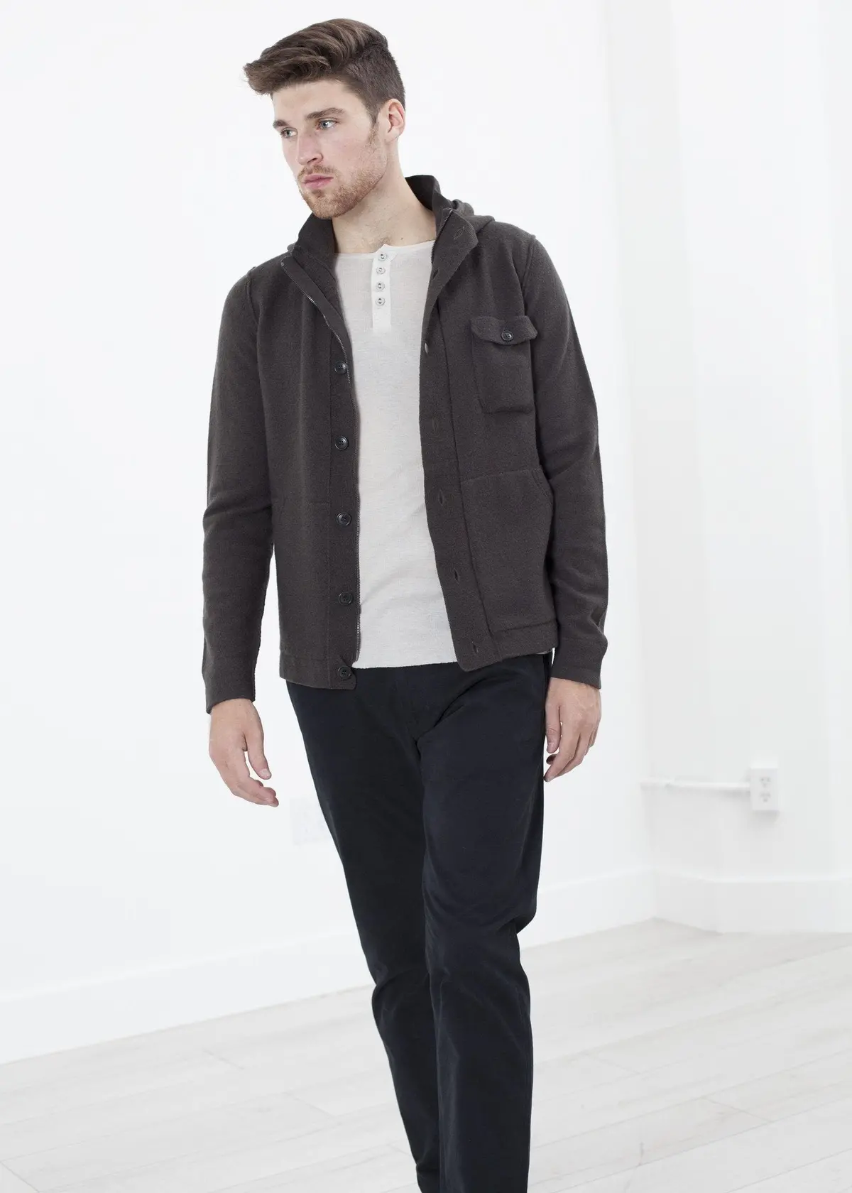 Hubbard Jacket In Dark Green 1