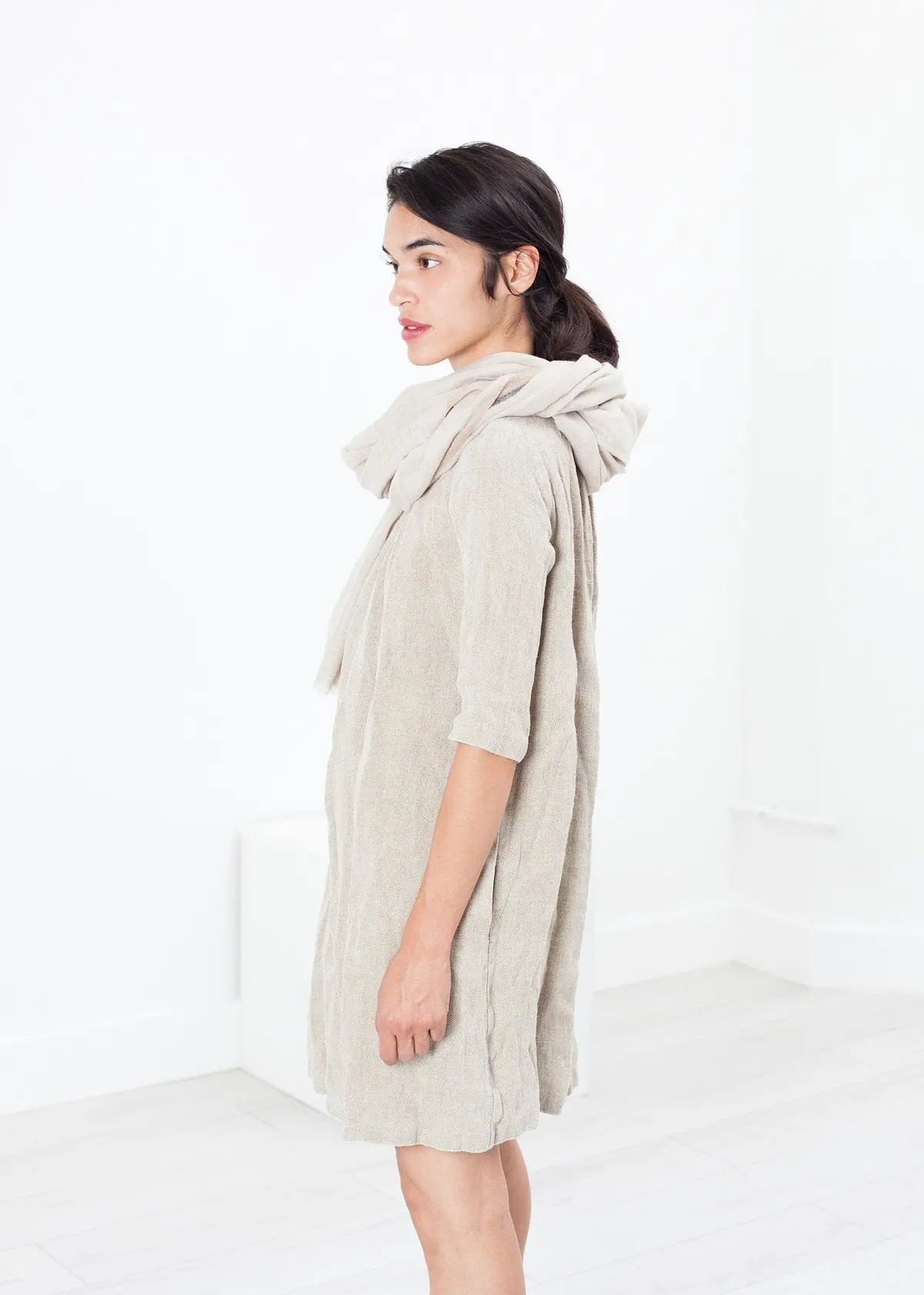 Hemp Dress In Natural 1