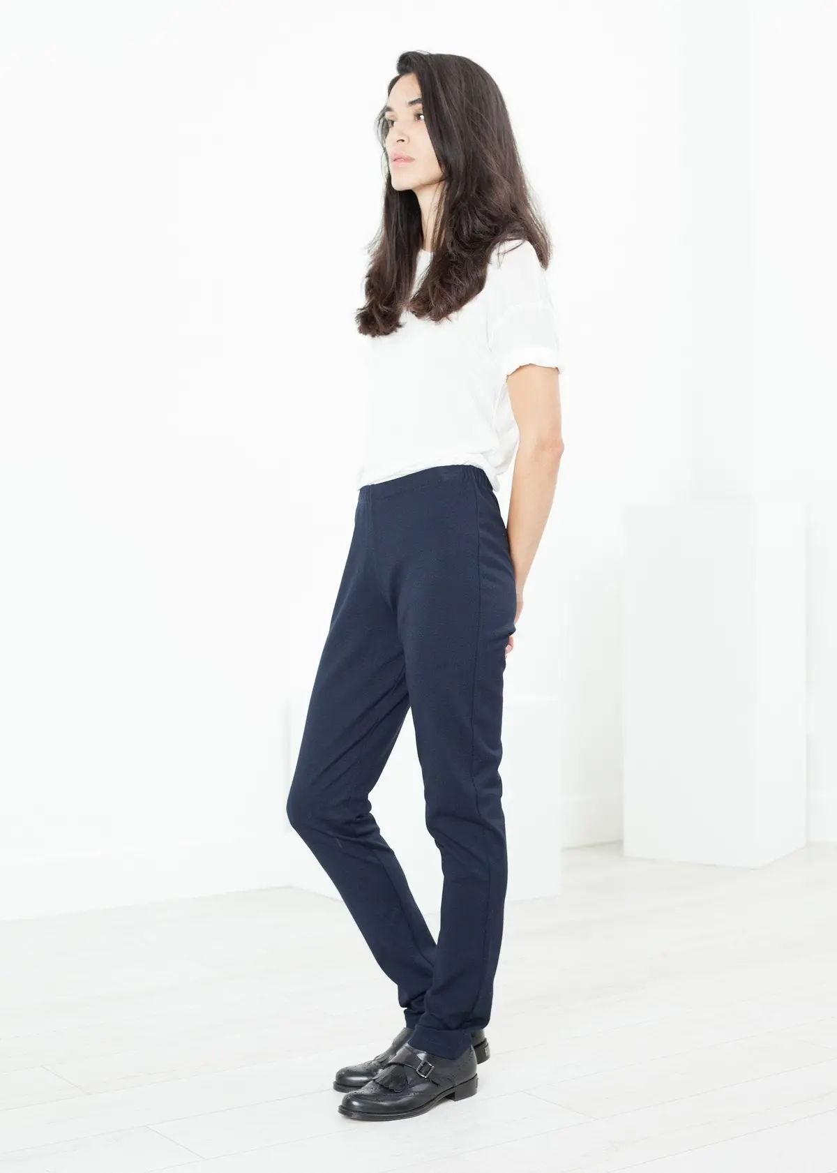 Easy Slim Pant In Navy 1