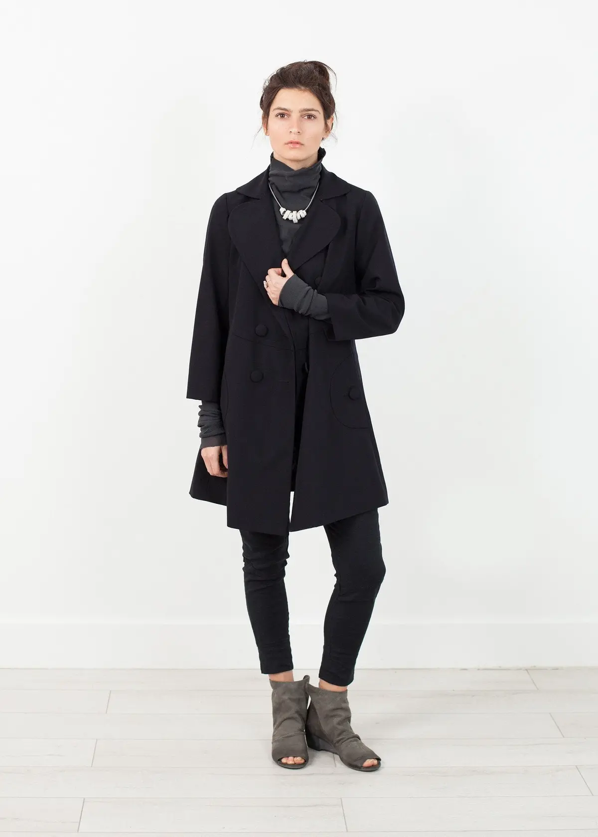 Day Coat In Navy 1