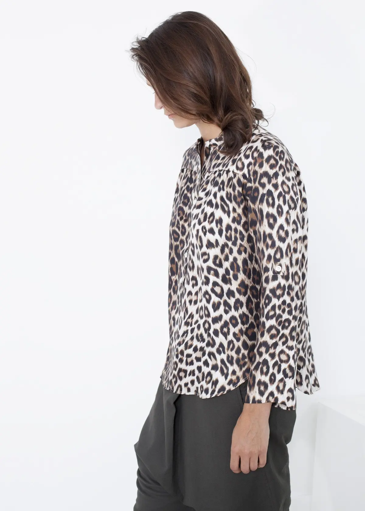 Madame L Blouse In Leopard 1