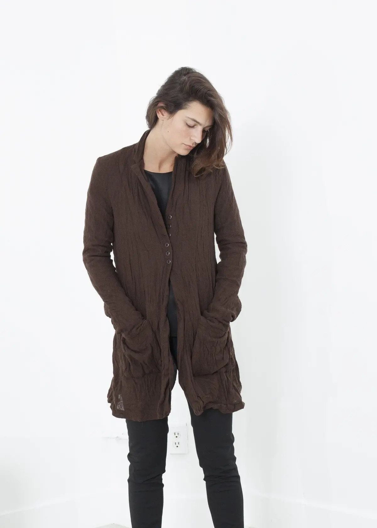 Ghost Wool Jacket In Brown 1