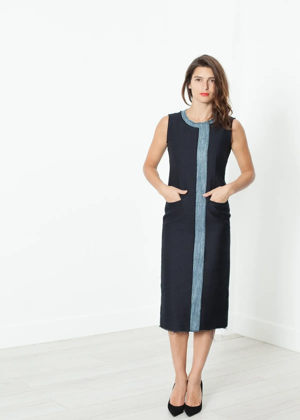 Denim Dress In Denim 1