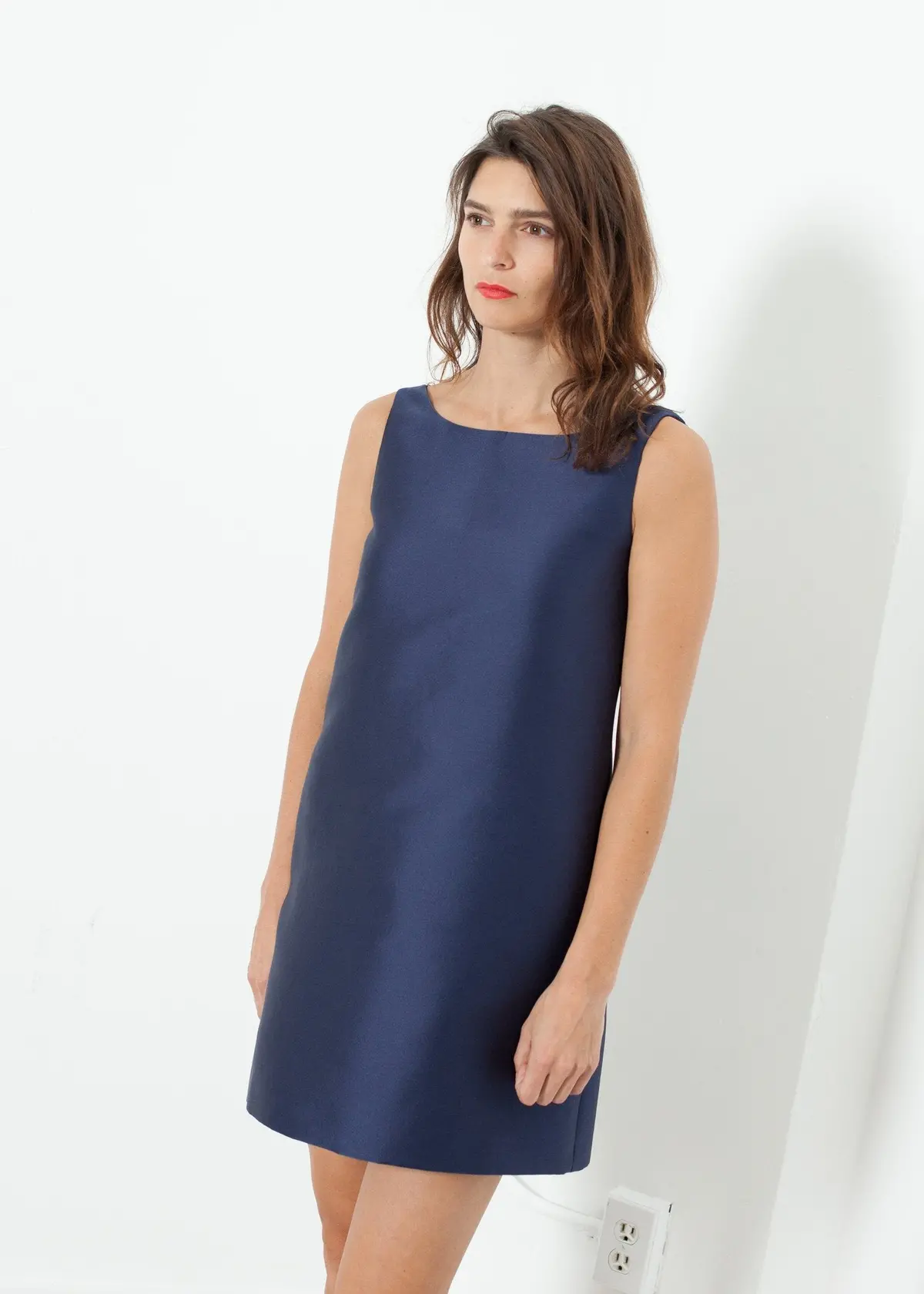 A-Line Mini Dress In Blue 1