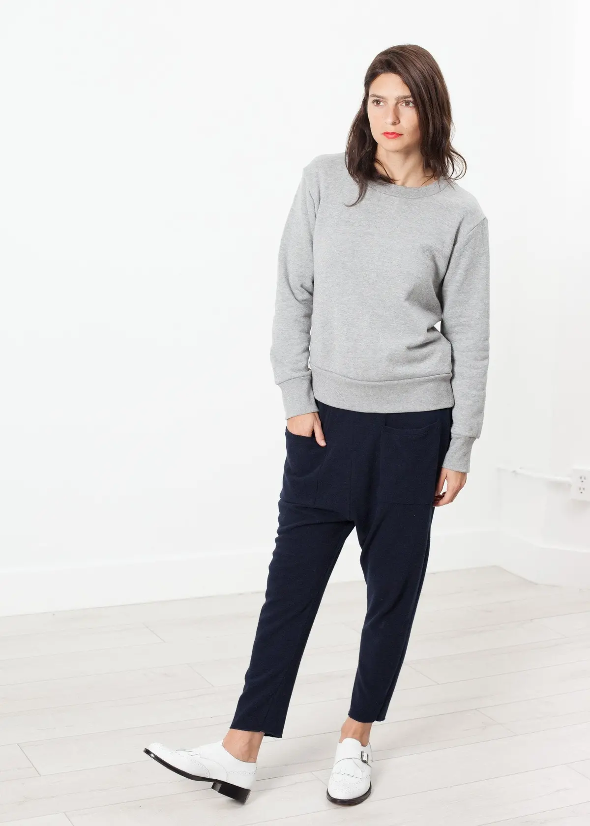 Loopwheeler Sweatshirt In Grey 1