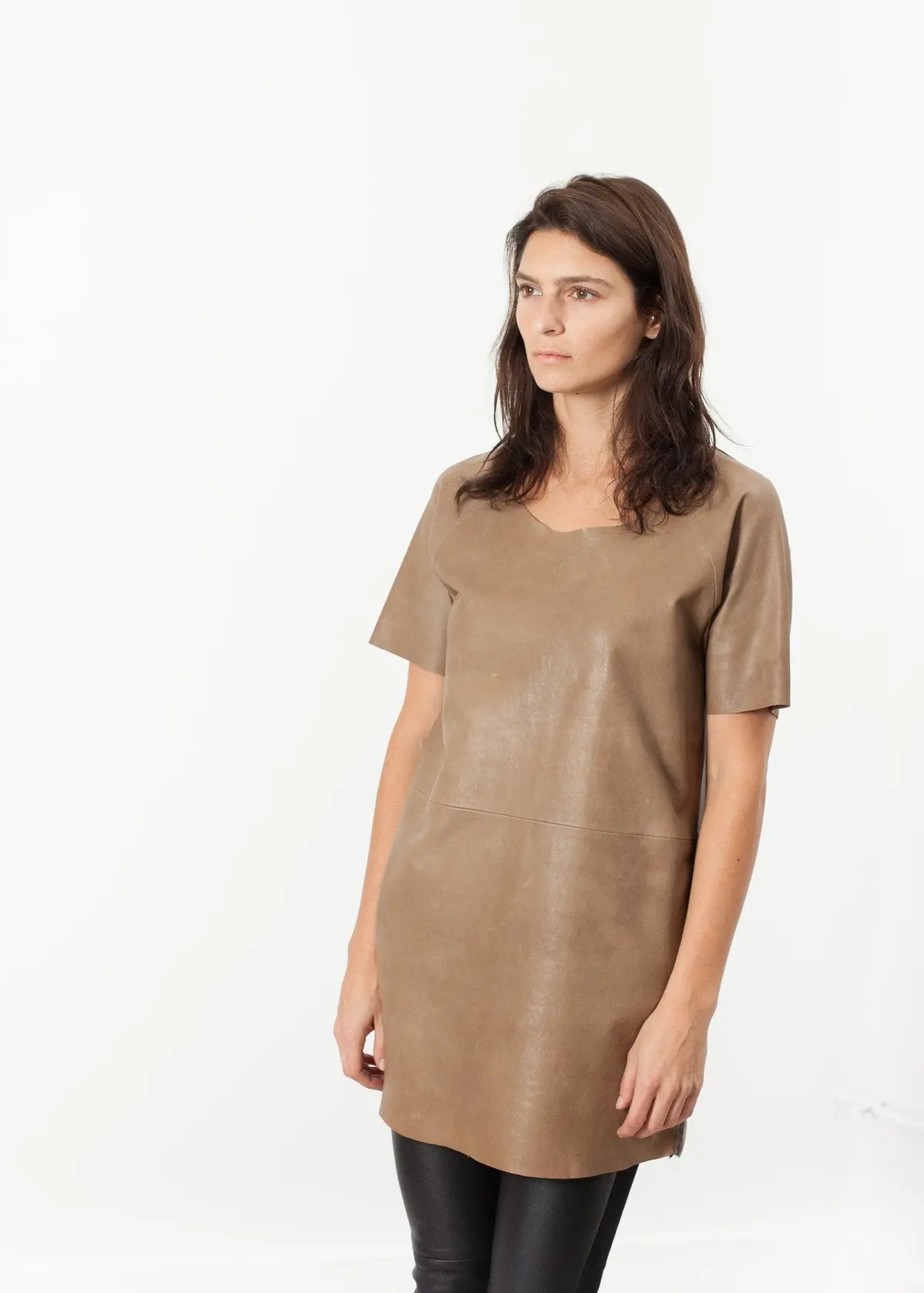 Leather Front Tunic 1