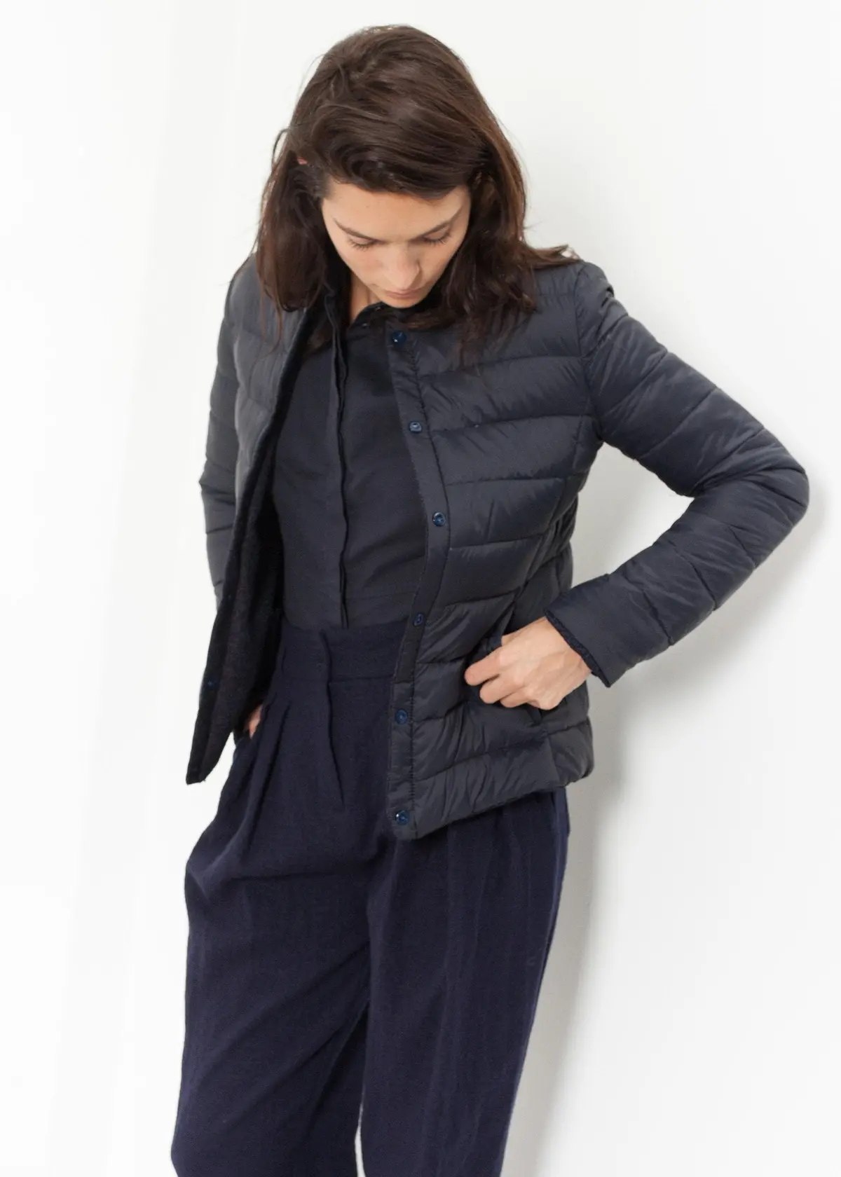 Camelia Reversible Jacket In Navy/Blue 1