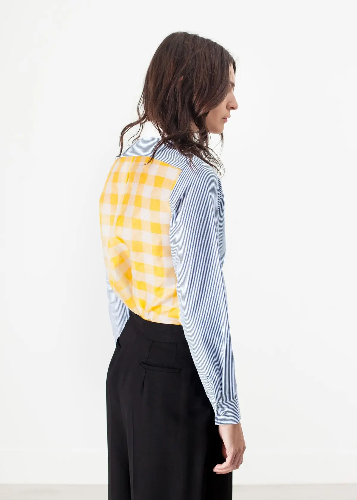 Longsleeve Blouse In Blue Stripe 1