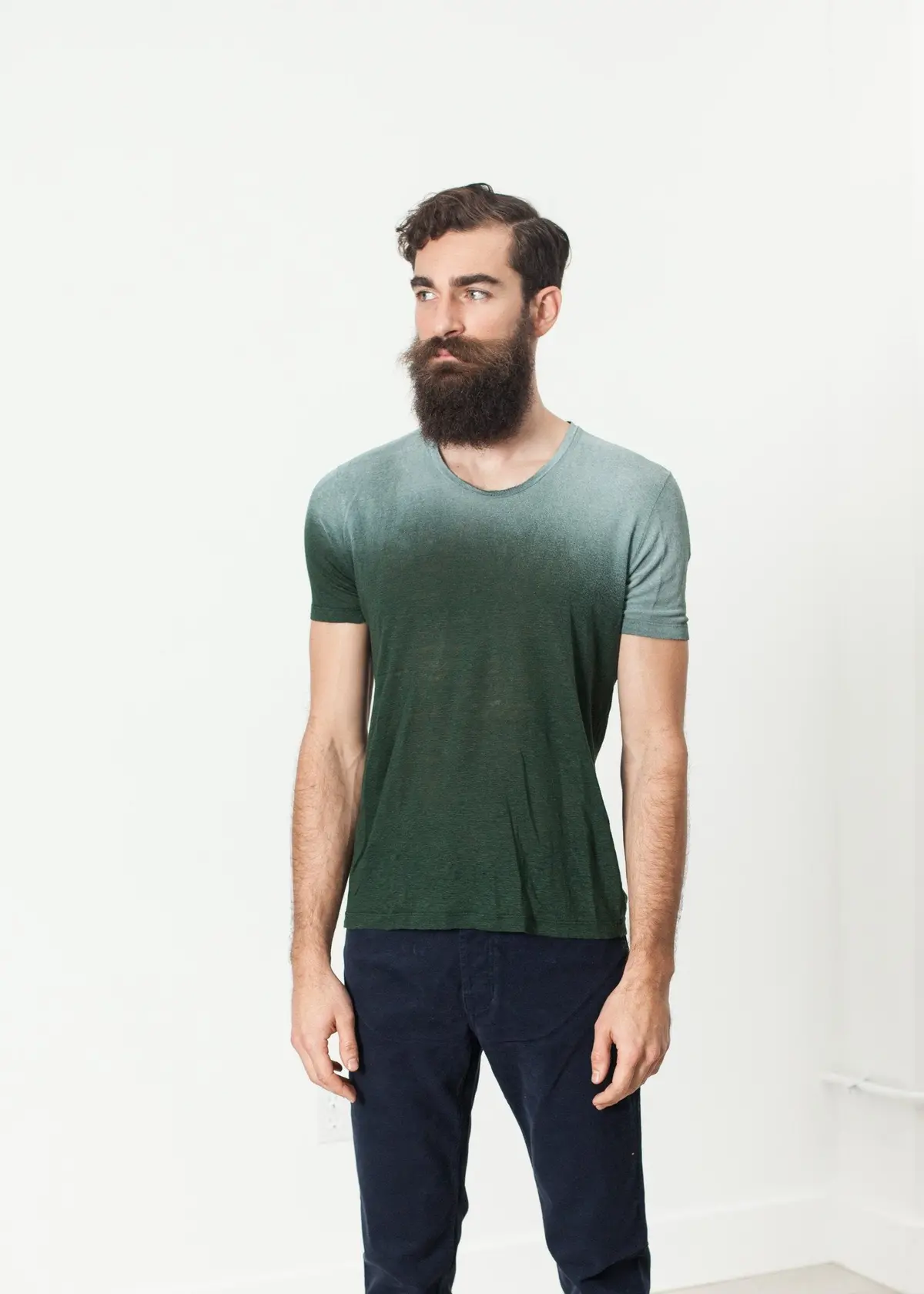 Overprint T-Shirt In Green 1