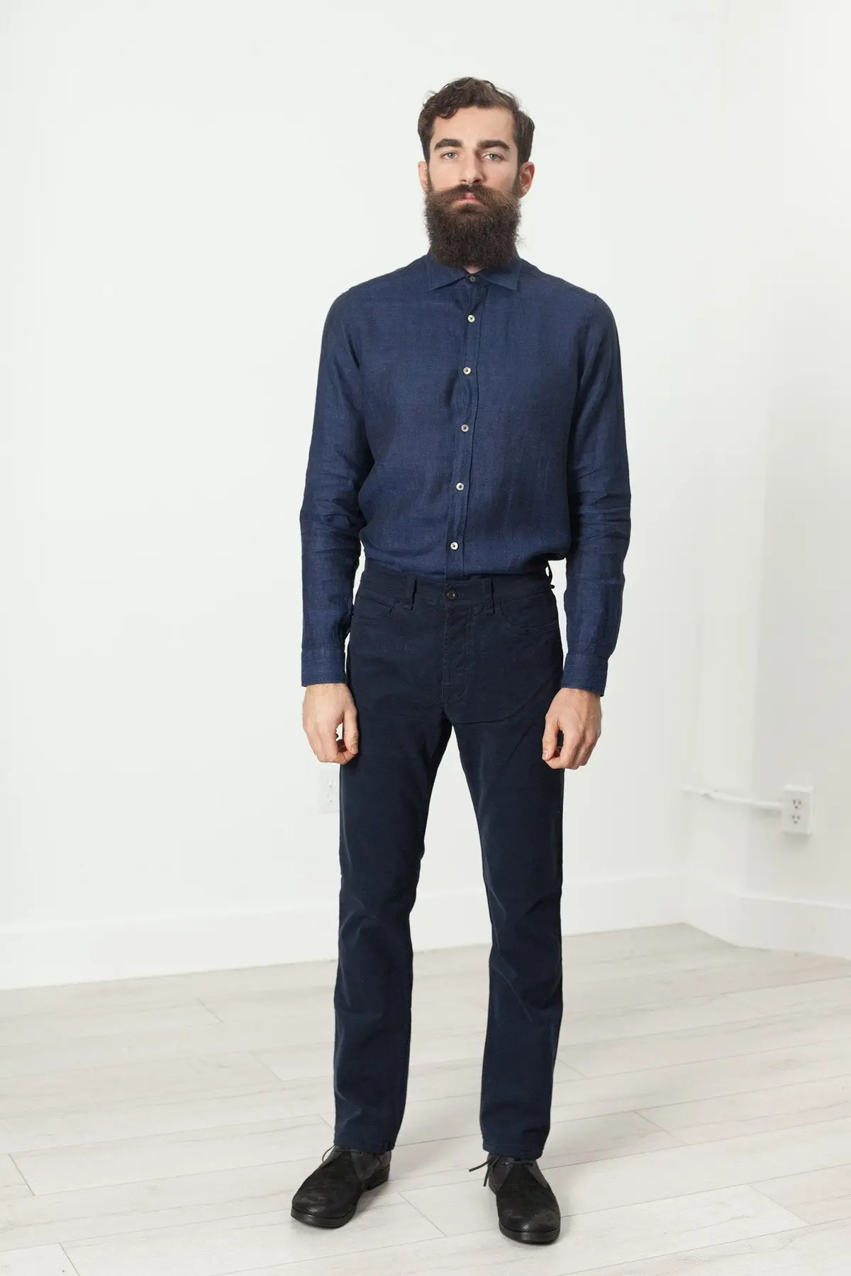 Alex Twill Pant In Navy 1