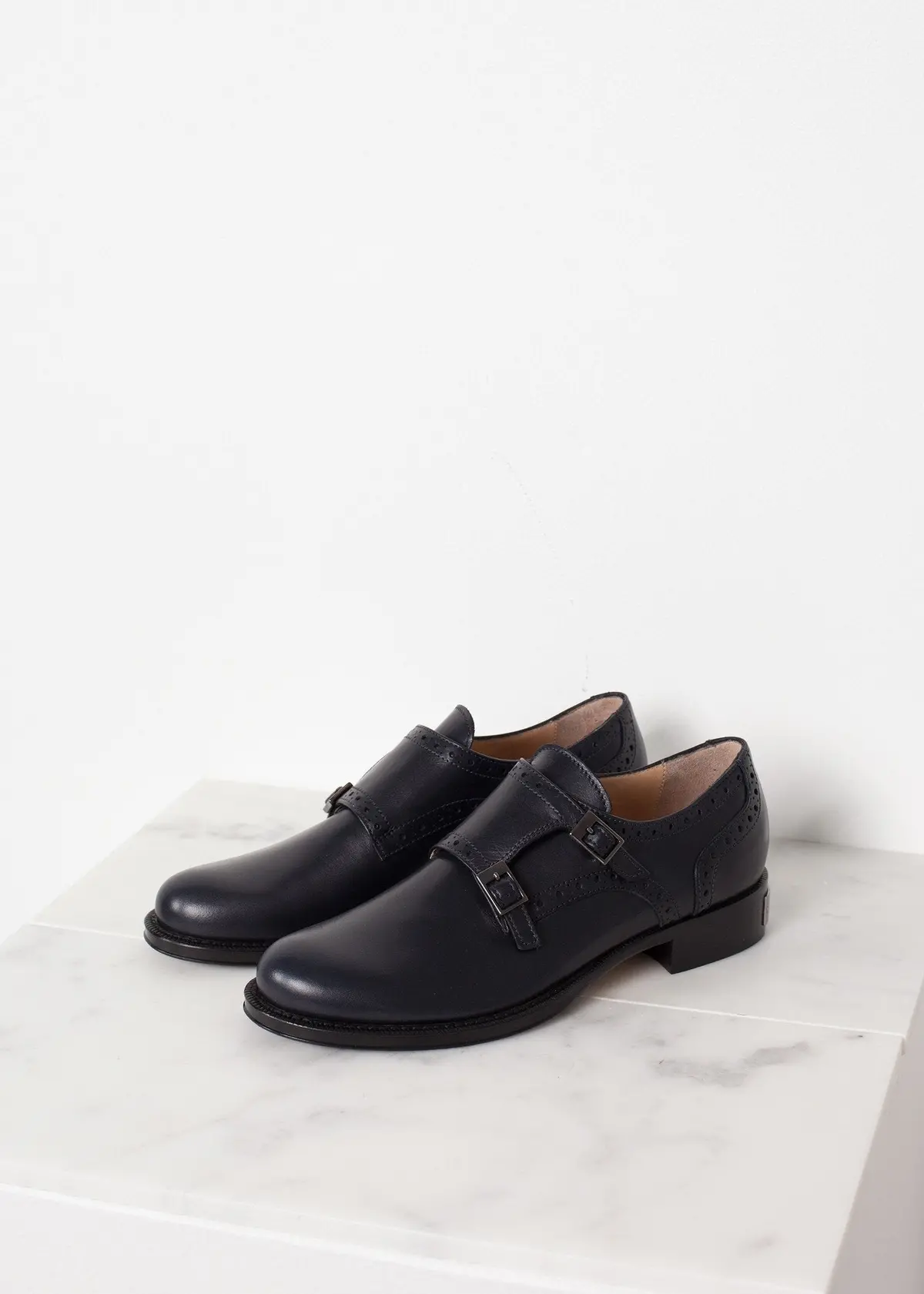 Buckle Shoe In Navy 1