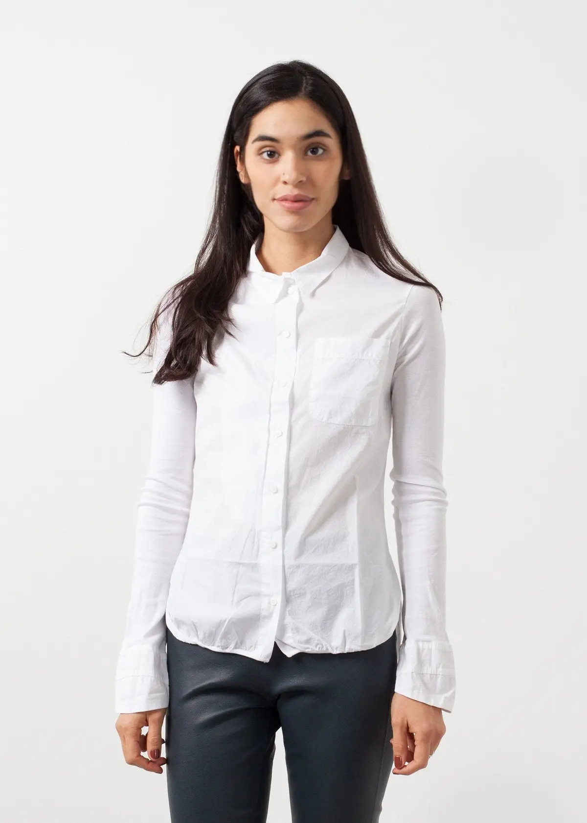 Soft Sleeve Button Up 1