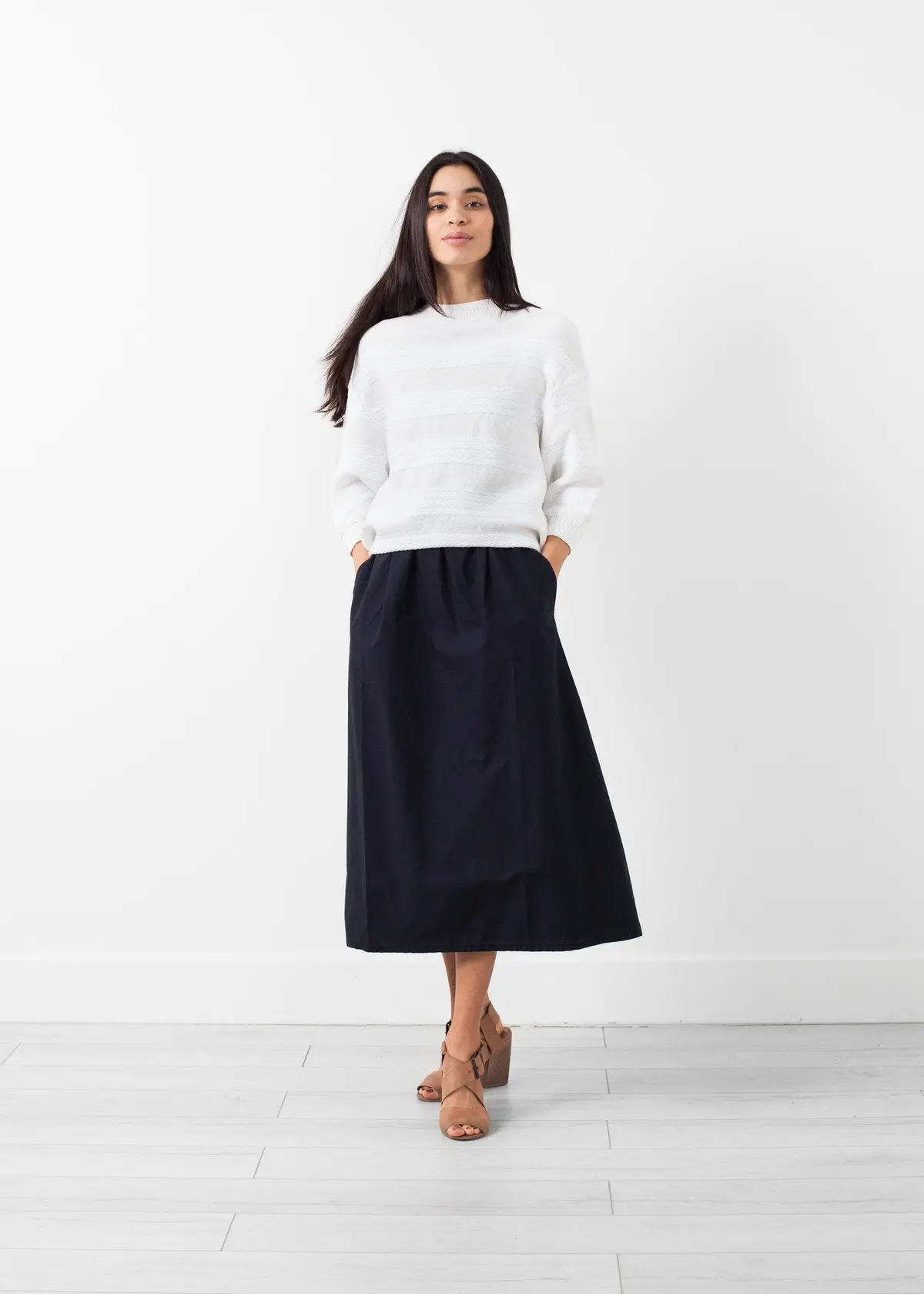 Wide Stripe Sweater 1