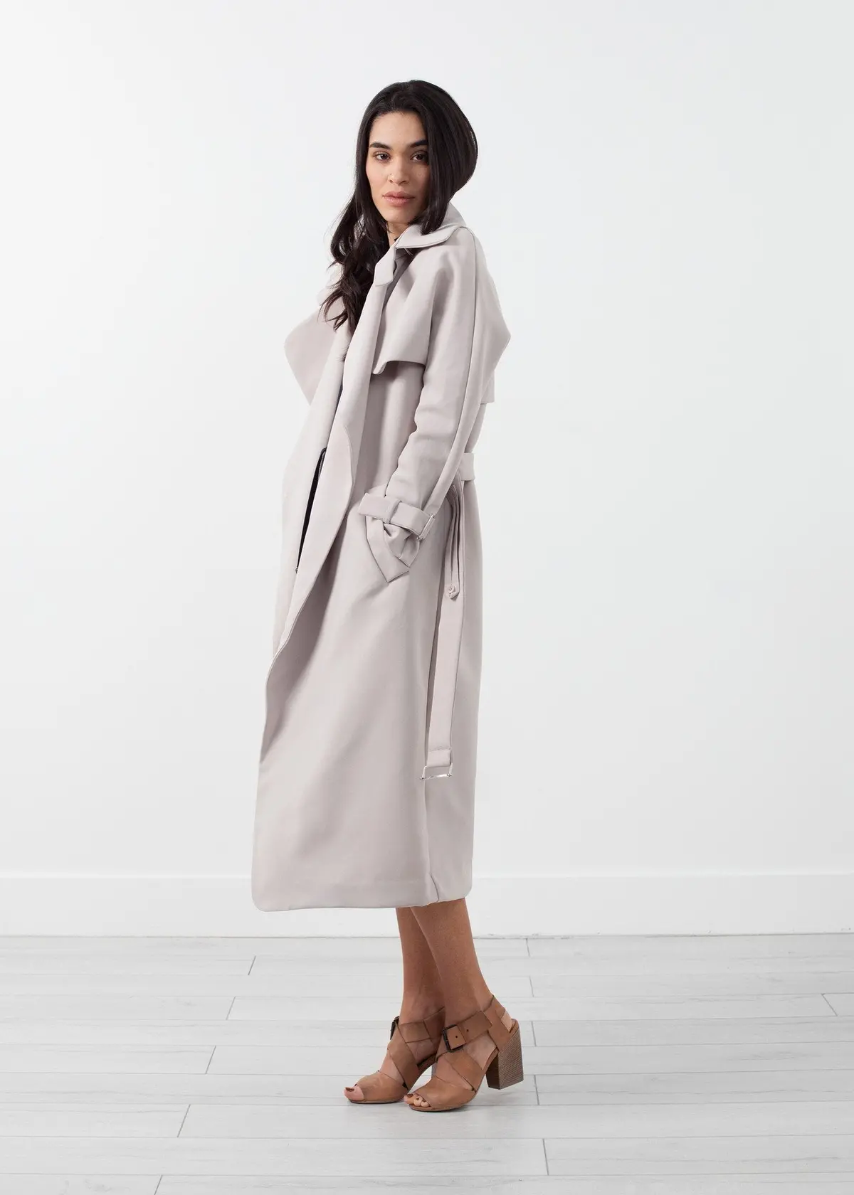 Orietta Coat In Tan 1