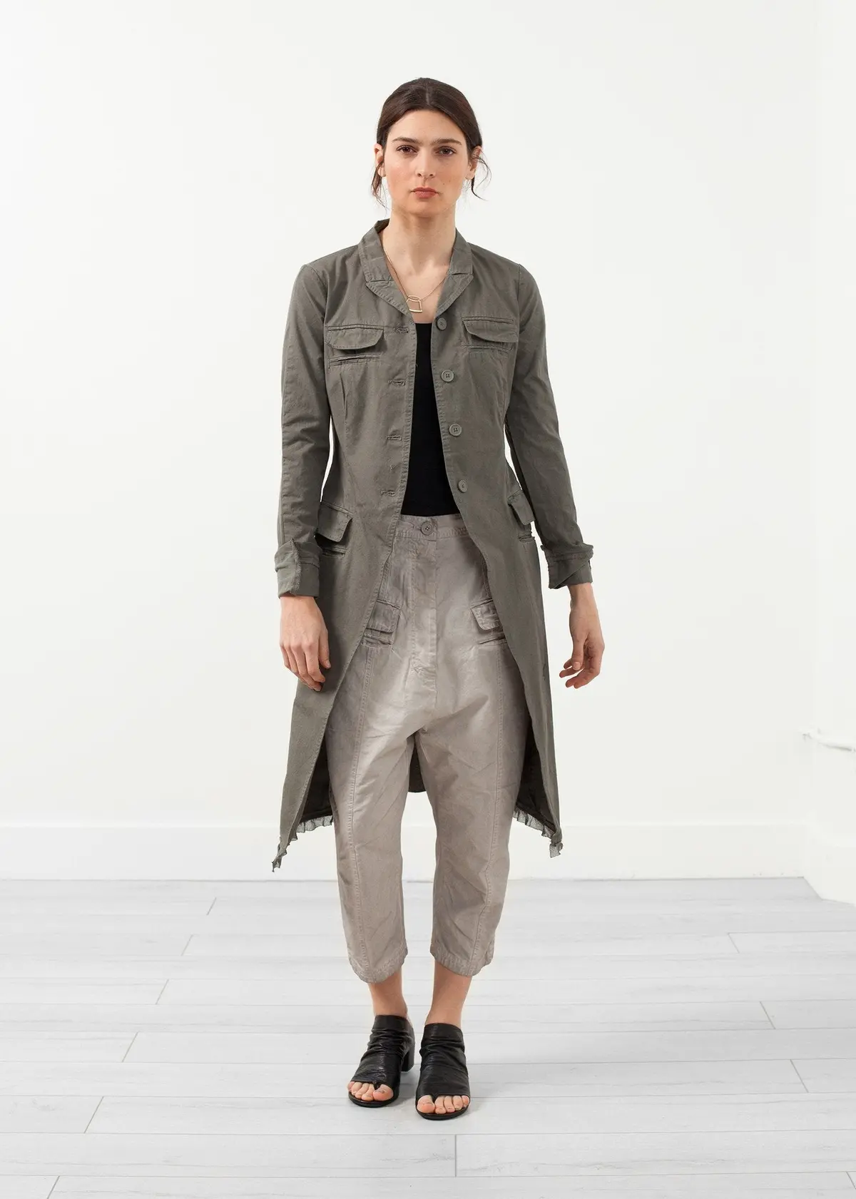 Long Military Jacket 1