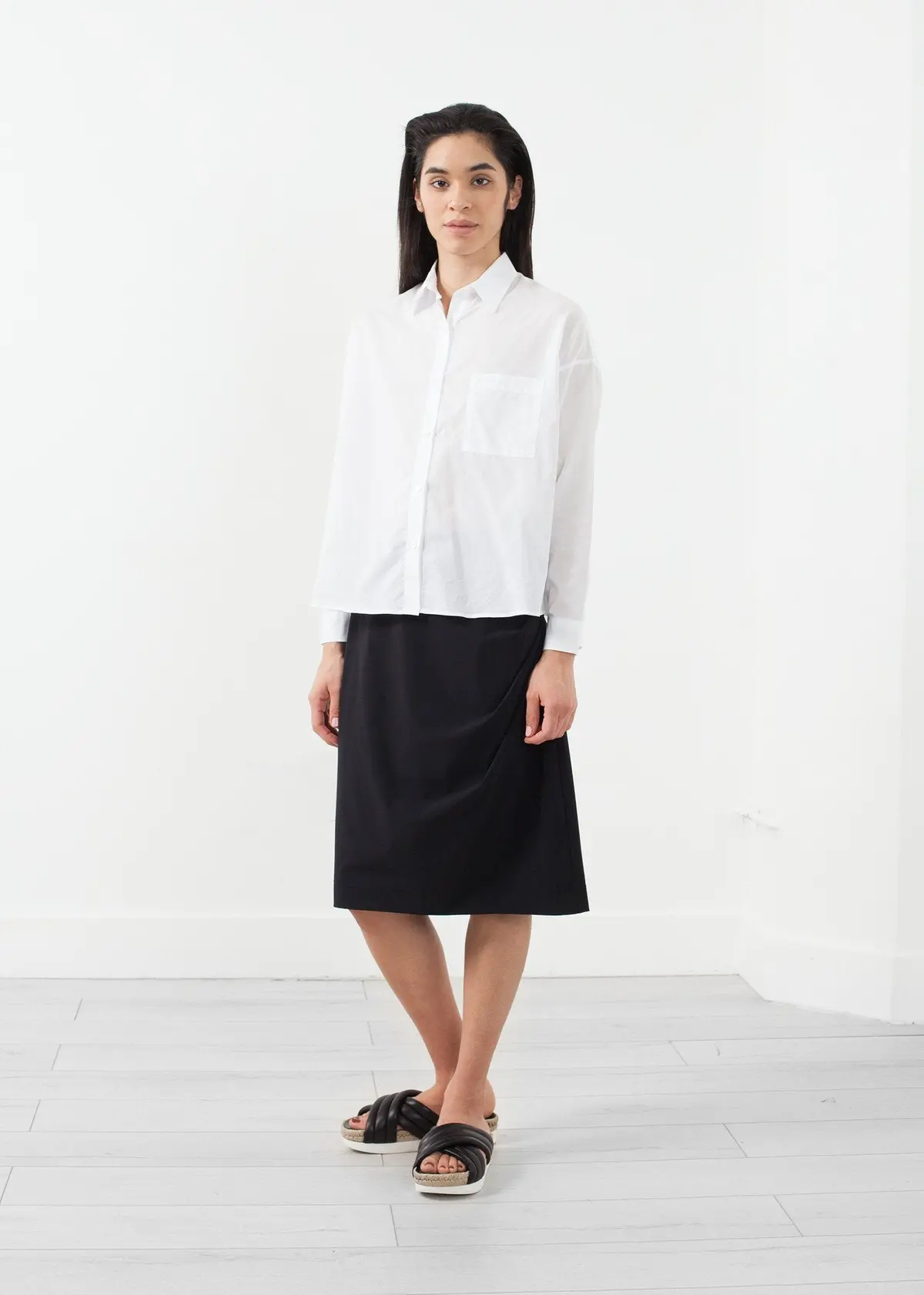 Side Ruche Skirt 1