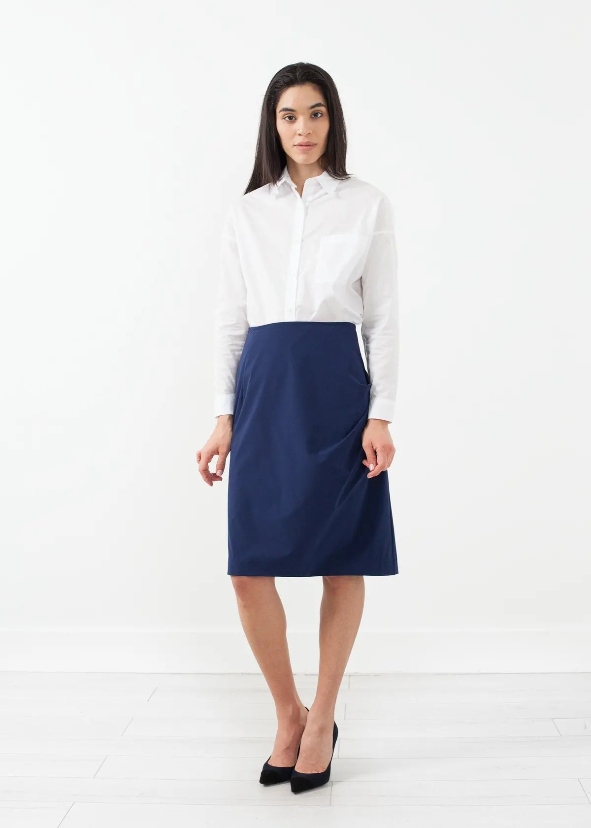 Side Ruche Skirt 1