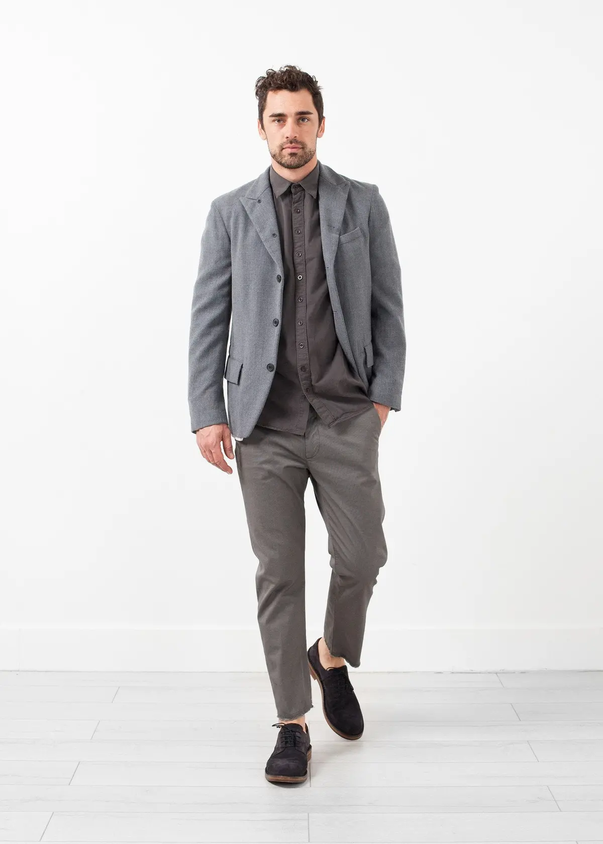 Washed Wool Blazer 1