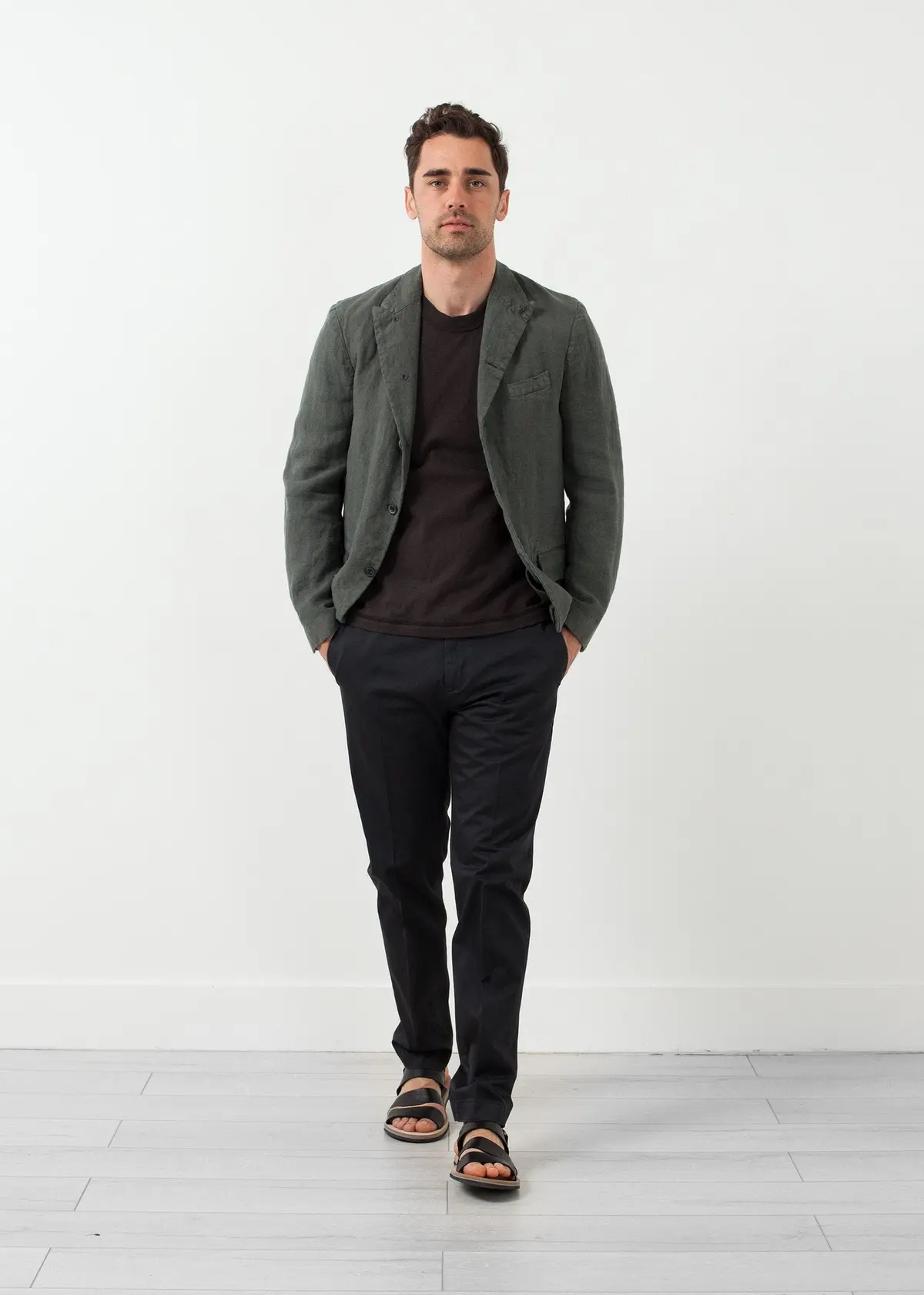 Five Button Cotton Blazer 1