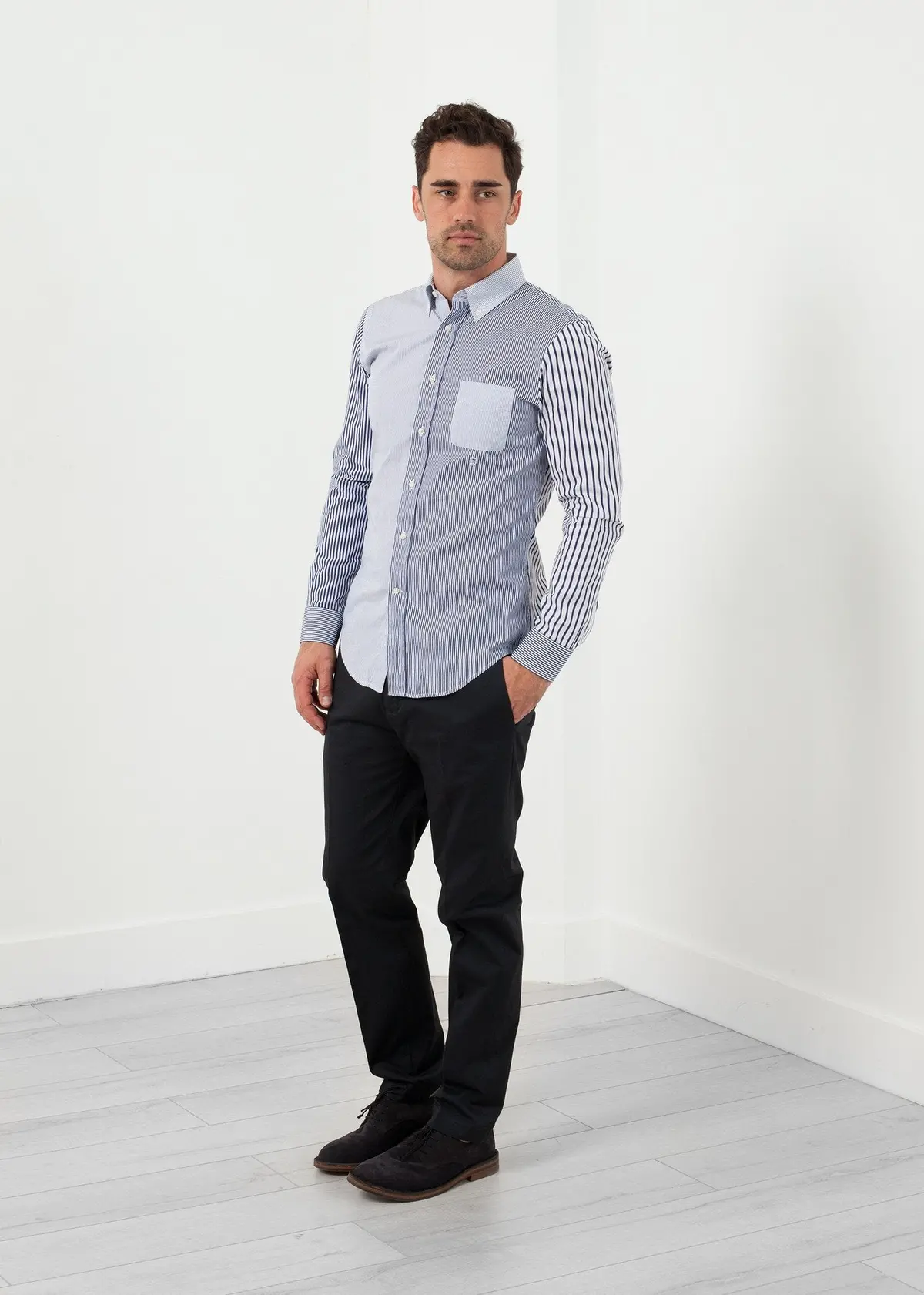 Striped Button Up 1