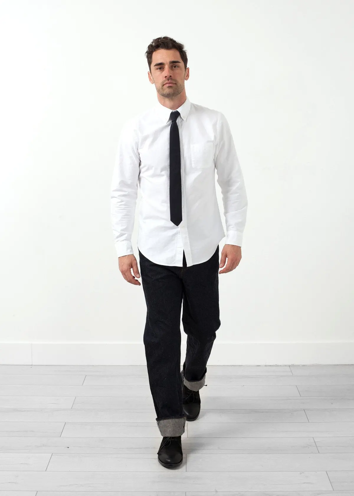 Basic Cotton Button Up 1