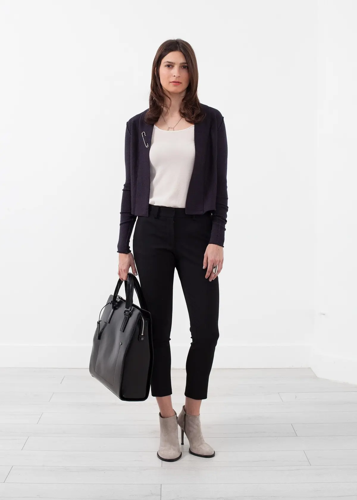 Cropped Shawl Cardigan 1