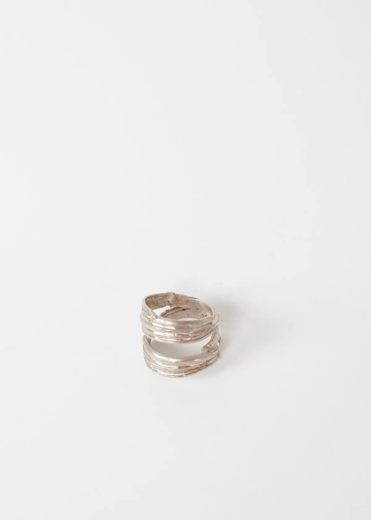 Silver Coil Ring In Sterling 1