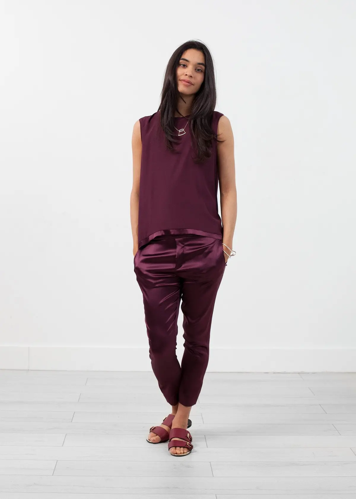 Silk Pullup Pant 1