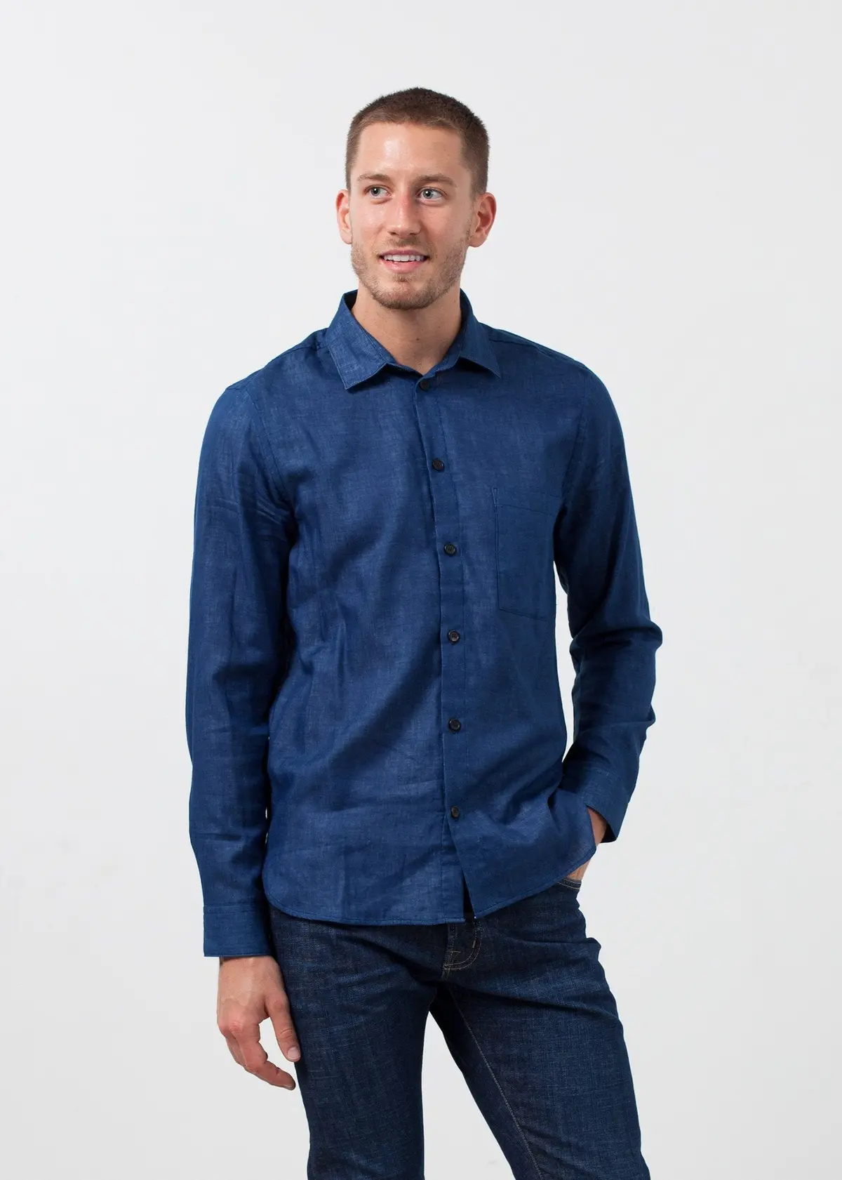Casual Indigo Shirt 1