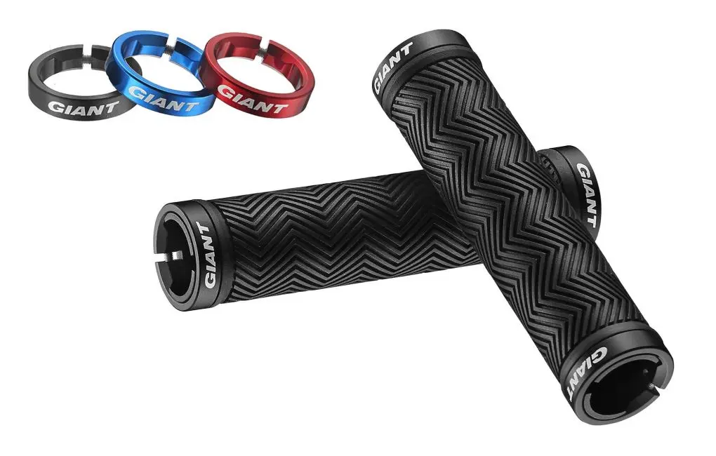Giant Sole-O Mtb Black Grip W/ Team Blue Lock-On 1