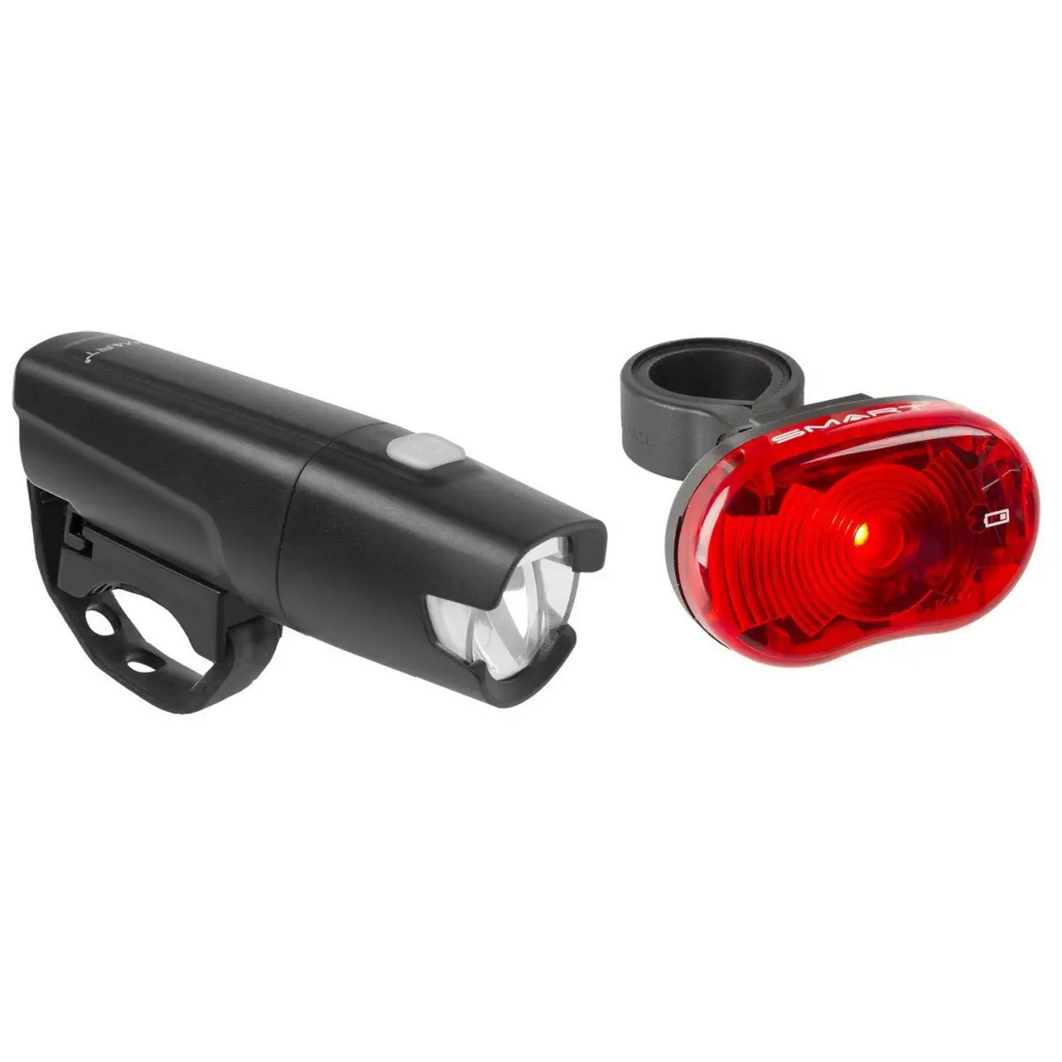 Smart City 25 Led Bicycle Light Set Front And Rear 1