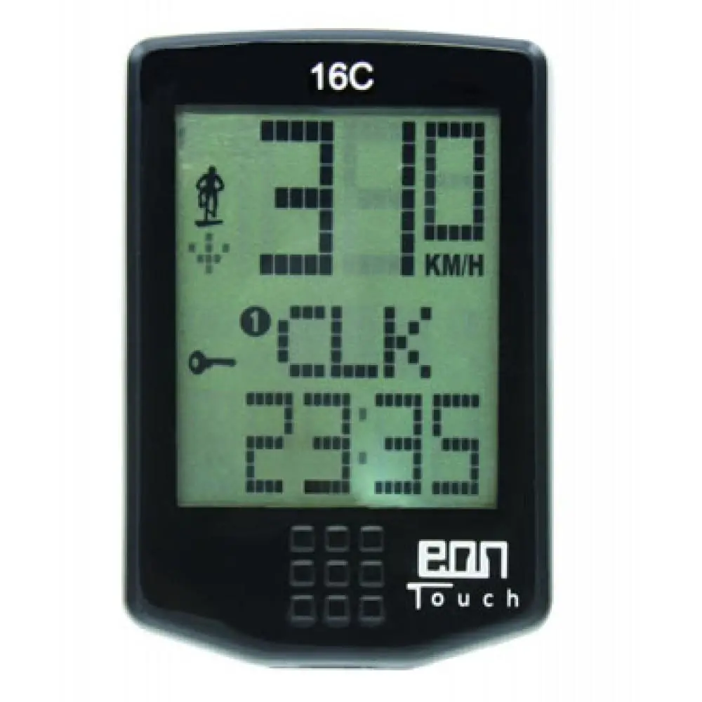 Echowell Bicycle Computer Speed Indicator Meter 16C - Black 1