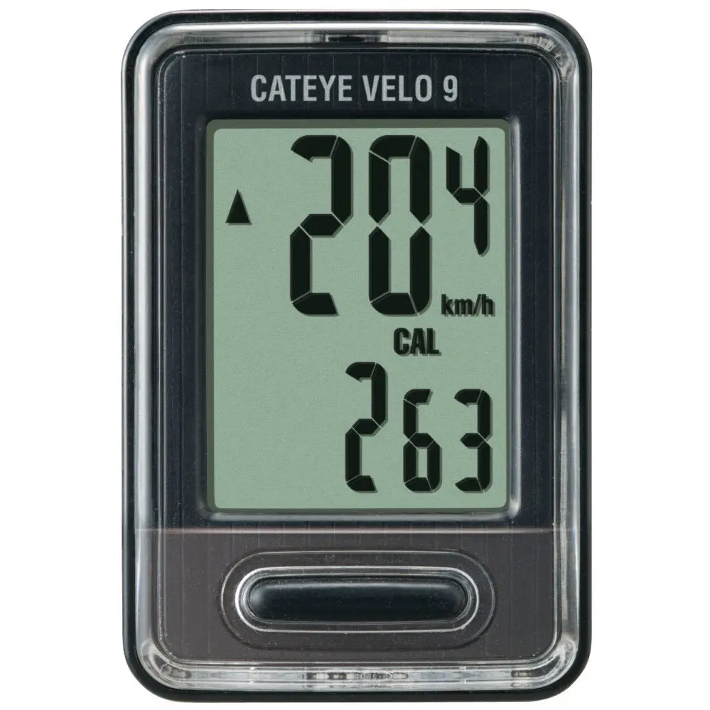 Cateye Cyclocomputer Velo 9 (Wired) 1