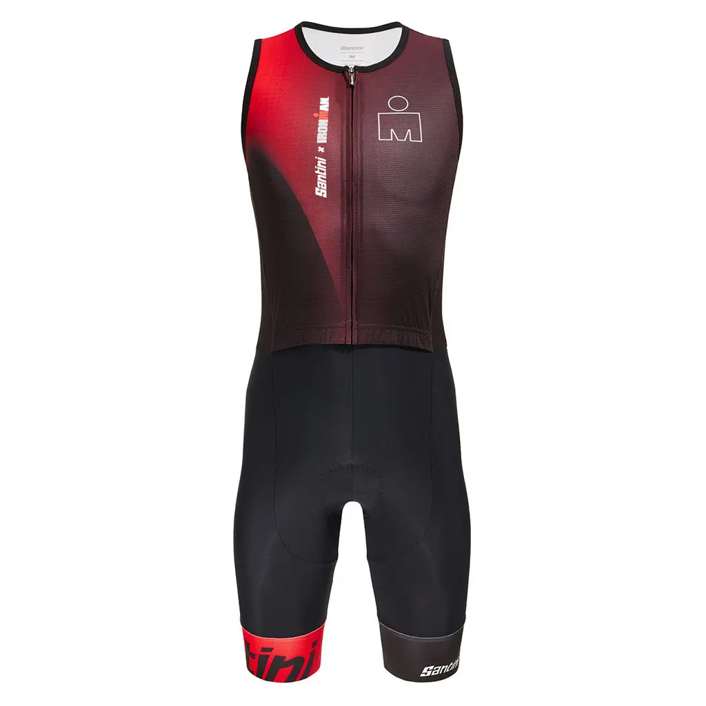 Santini Ironman Ikaika Sleeveless Trisuit - Red 1