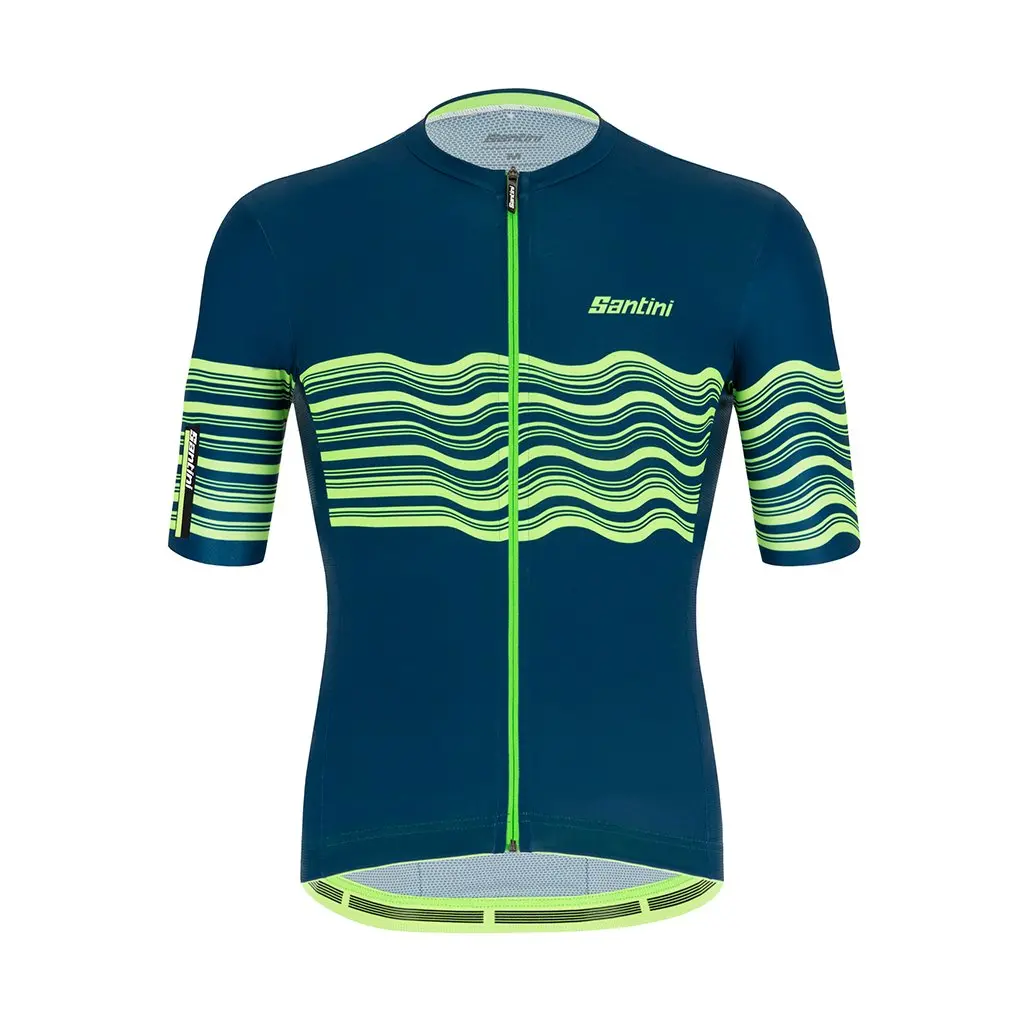 Santini Tono Profilo Jersey - Fluo Green 1