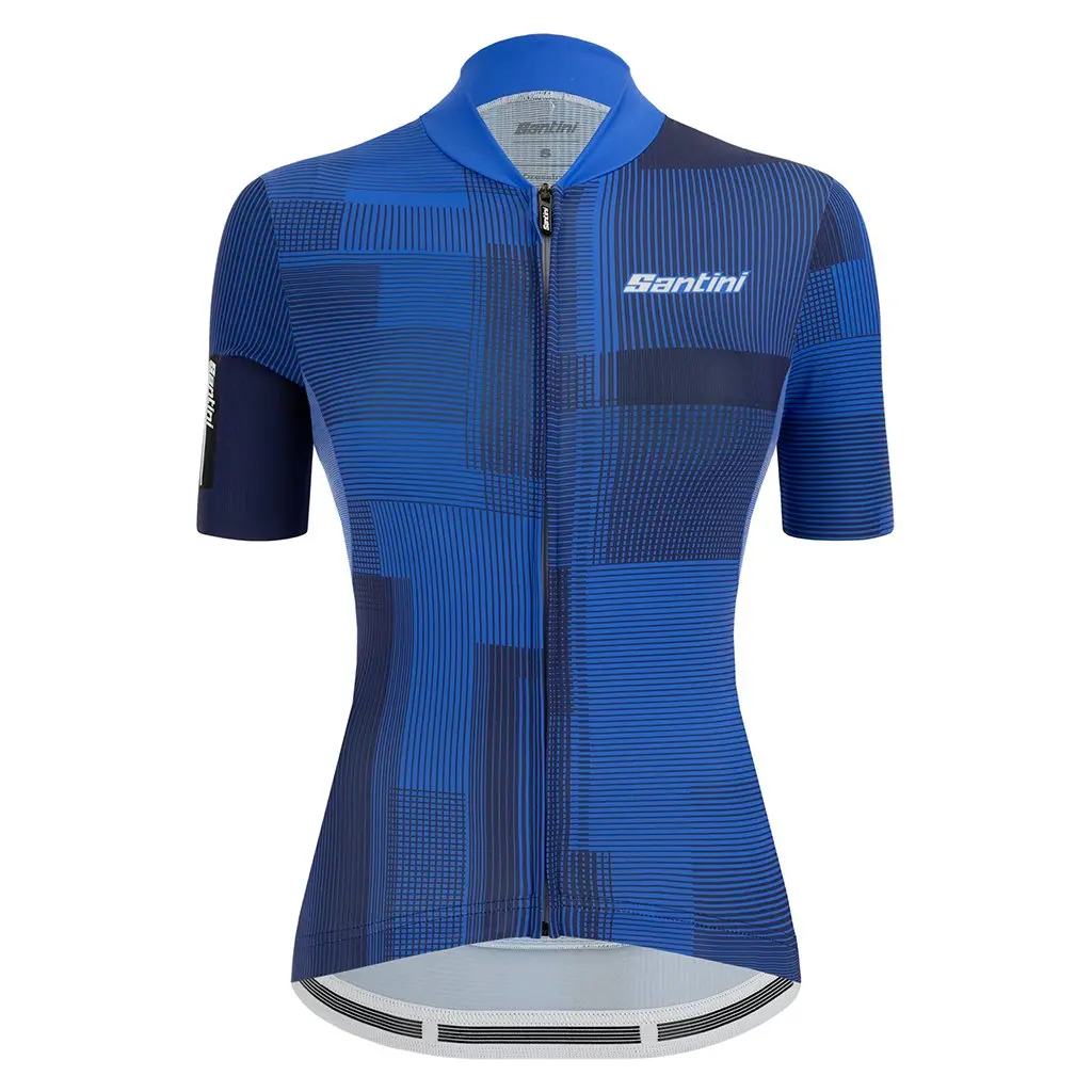 Santini Womens Delta Kinetic Jersey - Blue 1