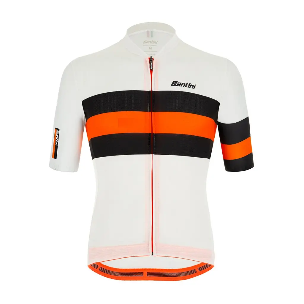 Santini Eco Sleek Bengal Jersey - White 1
