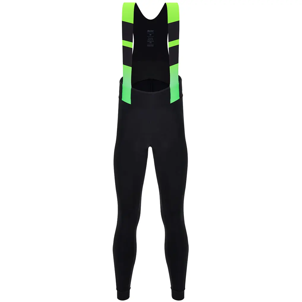 Santini Command Bibtights - Fluo Green 1
