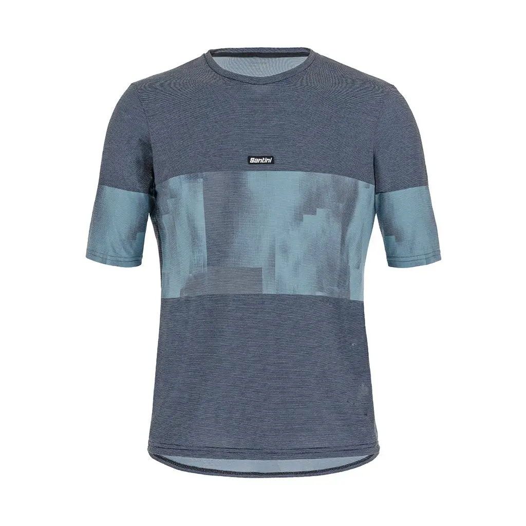 Santini Forza Training T-Shirt (Nautica Blue) 1