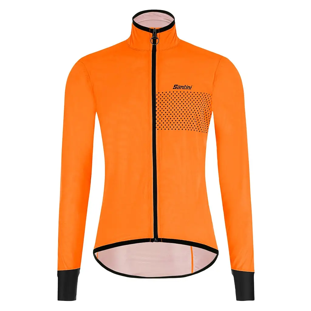 Santini Guard Nimbus Rain Jacket - Flashy Orange 1